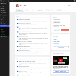 Page screenshot: Otter Blocks