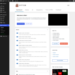 Page screenshot: Settings &lsaquo; Test site &mdash; WordPress