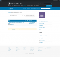 Page screenshot: Overlay Image → Support Forum