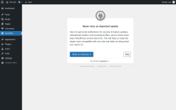 Page screenshot: PackPilot &lsaquo; Test site &mdash; WordPress