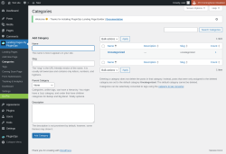 Page screenshot: Landing Pages By PluginOps → Categories