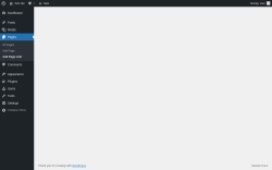 Page screenshot: Pages &rarr; Add Page Link