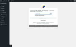 Page screenshot: ‹ Test site — WordPress