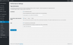 Page screenshot: Settings → Performance