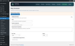 Page screenshot: PageForge &rarr; Blog Generator