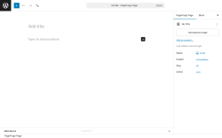 Page screenshot: PageForge Pages &rarr; Add Post
