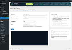 Page screenshot: PageForge &rarr; Pages
