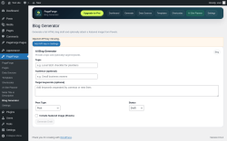 Page screenshot: PageForge &rarr; Blog Generator