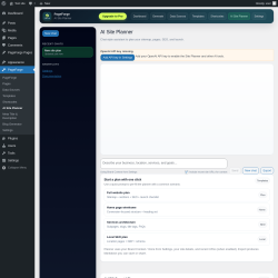 Page screenshot: PageForge &rarr; AI Site Planner