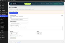 Page screenshot: PageForge &rarr; Blog Generator