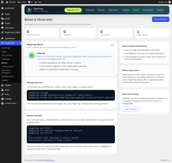 Page screenshot: PageForge &rarr; Blocks