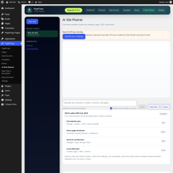 Page screenshot: PageForge &rarr; AI Site Planner