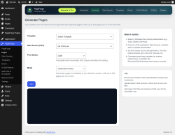 Page screenshot: PageForge &rarr; Pages