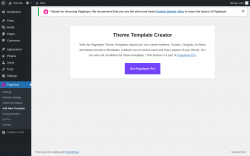 Page screenshot: Pagelayer &rarr; Add New Template