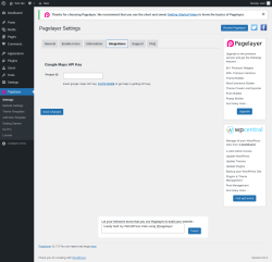 Page screenshot: Pagelayer &rarr; Integrations