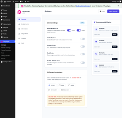 Page screenshot: Pagelayer