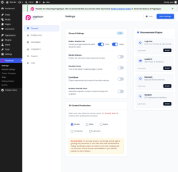 Page screenshot: Pagelayer