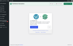 Page screenshot: Paid Member Subscriptions → Payments