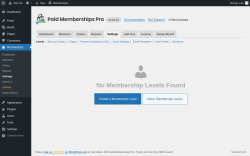 Page screenshot: Memberships → Settings