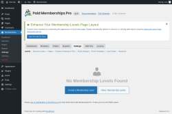 Page screenshot: Memberships → Settings