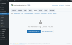 Page screenshot: Memberships → Settings