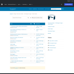Page screenshot: Panorama Viewer → Support Forum
