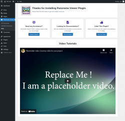 Page screenshot: Help ‹ Test site — WordPress