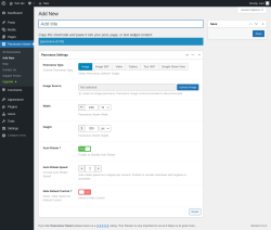 Page screenshot: Panorama Viewer → Add New