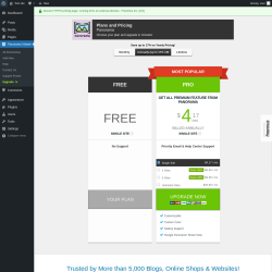 Page screenshot: Panorama Viewer → Upgrade  ➤