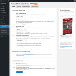 Page screenshot: Password Protect WordPress