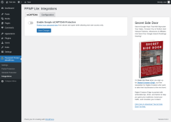 Page screenshot: Password Protect WordPress → Integrations