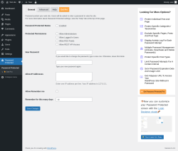 Page screenshot: Password Protected