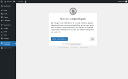 Page screenshot: Password Protected ‹ Test site — WordPress