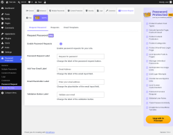 Page screenshot: Password Protected &rarr; Password Request