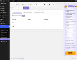 Page screenshot: Password Protected &rarr; Content Protection