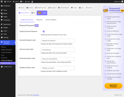 Page screenshot: Password Protected &rarr; Password Request