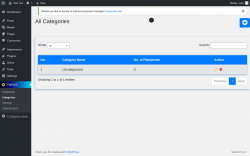 Page screenshot: PWDMS &rarr; Categories