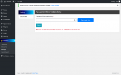 Page screenshot: Settings &lsaquo; Test site &mdash; WordPress
