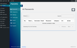 Page screenshot: PWDMS