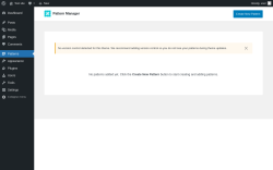 Page screenshot: Patterns