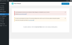 Page screenshot: Patterns
