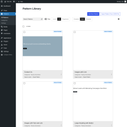 Page screenshot: Patterns