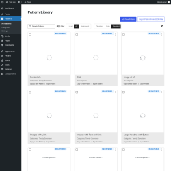 Page screenshot: Patterns