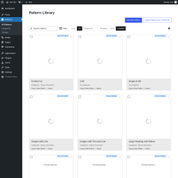 Page screenshot: Patterns