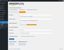 Page screenshot: Pay Invoices With Amazon