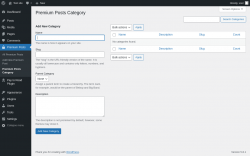 Page screenshot: Premium Posts &rarr; Premium Posts Category