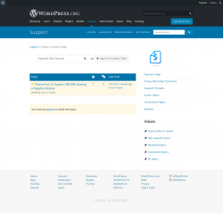 Page screenshot: Payment Page &rarr; Support Forum
