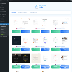 Page screenshot: Payment Page