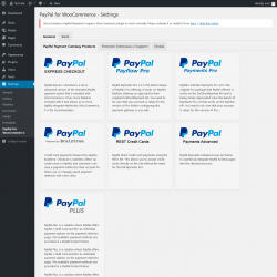 Page screenshot: Settings → PayPal for WooCommerce