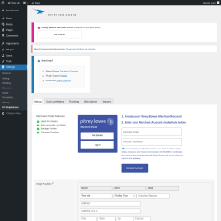 Page screenshot: Settings → PB Ship Admin